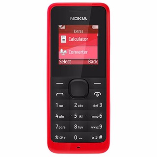 โทรศัพท์มือถือโนเกีย ปุ่มกด  NOKIA 105 (สีแดง) 3G/4G รุ่นใหม่  2020