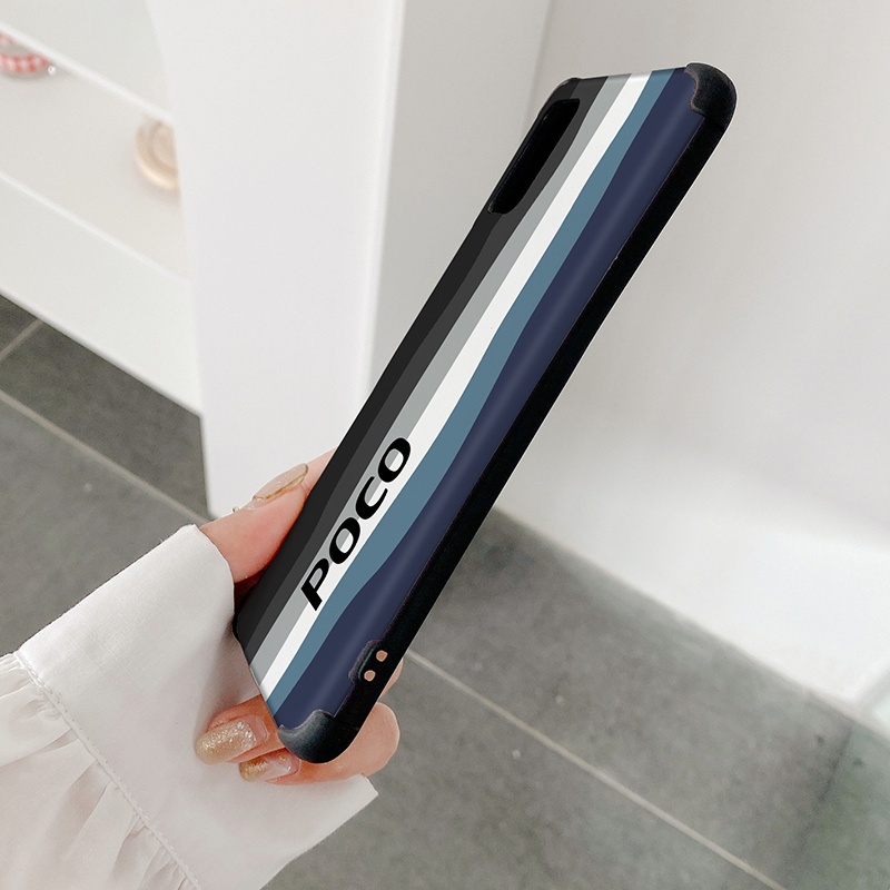 ภาพสินค้าOriginal Official Rainbow Color Case Xiaomi POCO M3 M4 X3 Pro NFC 4G 5G Casing Brand Gradient Silicone Cover จากร้าน iopco.th บน Shopee ภาพที่ 4