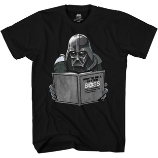 เสื้อยืดสีดำอินเทรนด์เสื้อยืด พิมพ์ลายกราฟฟิค Star Wars Darth Vader อินเทรนด์สําหรับผู้ชายS-4XL