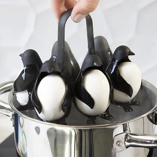 ถาดวางไข่ต้ม รูปเพนกวิน สร้างสรรค์ สําหรับตู้เย็น DIY