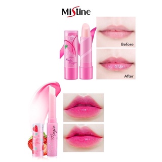 สินค้า Mistine Pink Magic Lip Plus CB-2 Strawberry มิสทิน พิงค์ เมจิก ลิป พลัส ซีบี-2 สตรอเบอร์รี่
