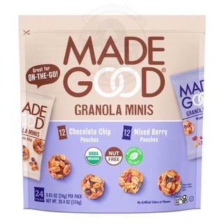 สินค้า กราโนล่า Made Good Granola Minis 24 packs 576g