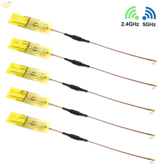 PCB Antenna WIFI Antenna Accessories Spare Parts Extra 18cm 2.4G /5.8G 5pcs Dual Frequency 8dbi High Gain Set Kit
