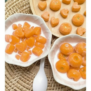 เม็ดบัวลอยลูกสัม+หัวใจสีส้ม Home made100% ต้นตำรับสูตรคุณยาย By jasmine300กรัม สดใหม่ ไร้สาร สะดวก ง่าย เหนียวนุ่ม อร่อย