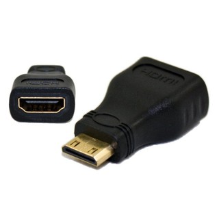 ภาพหน้าปกสินค้าหัวแปลง Mini HDMI (M) to HDMI (F) Converter (สีดำ)#249 ที่เกี่ยวข้อง