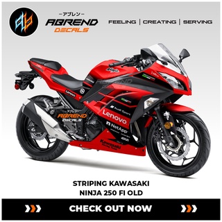 สติกเกอร์ ลาย Ninja 250fi Livery Ducati Lenovo Kawasaki สําหรับติดตกแต่งรถจักรยานยนต์ พร้อมส่ง