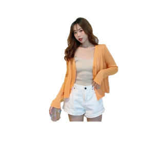 โปรโมชั่น : ꕥCatalog Fashionꕥ เสื้อคลุมคาร์ดิแกนไหมพรมบาง ใส่สบาย 5 สี