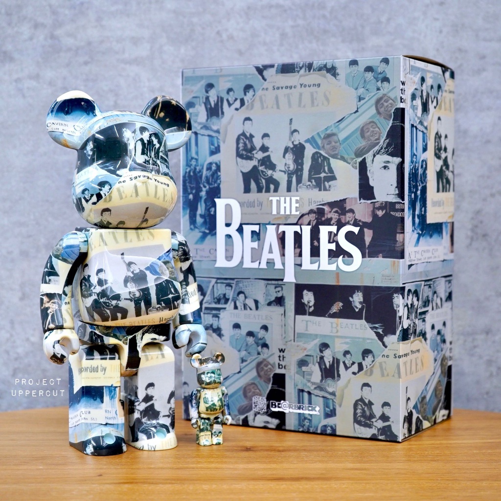 BE@RBRICK Gold Heart 100％ & 400％