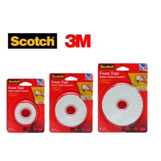 3M Scotch เทปโฟม เทปกาวสองหน้า CAT 110 มีให้เลือก 2 ขนาด