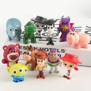 พร้อมส่งในไทย โมเดลทอยสตอรี่ เซ็ท 12 ตัว Toystory Figure Model