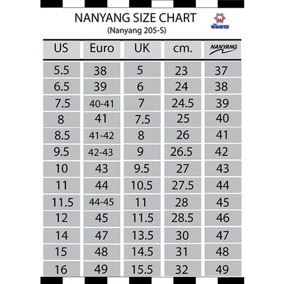 ภาพหน้าปกสินค้านันยาง 205S เบอร์ 43-49 รองเท้านักเรียน รองเท้าผ้าใบนักเรียน Nanyang จากร้าน urstep.com_official บน Shopee