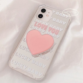 เคสไอโฟน เคสซิลิโคน สินค้าพร้อมส่งจากไทย iPhone case for iPhone 13 12 11 Pro max Love baby TPU-S1167