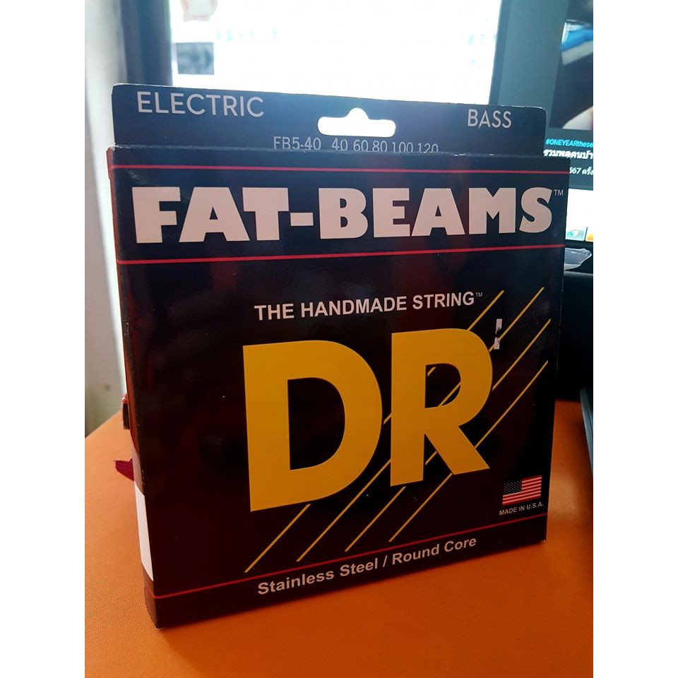 สายเบส-dr-fat-beam-สายกีตาร์เบส-มี-2-แบบ-4-สาย-5-สาย