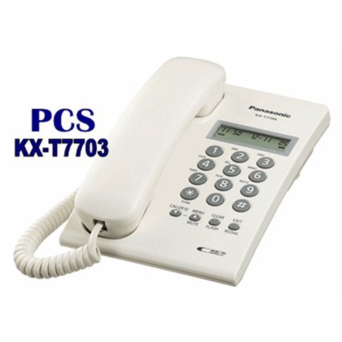 ภาพหน้าปกสินค้าKX-T7703 Panasonic T7703 เครื่องโทรศัพท์ตั้งโต๊ะ, แบบโชว์เบอร์ บ้าน ออฟฟิศ สำนักงาน จากร้าน pcspanacenter บน Shopee