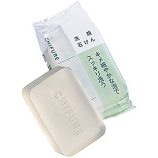 CHIFURE สบู่ล้างหน้า ชิฟุเระ ชุดละ 3 ก้อน ก้อนละ 80 กรัม / CHIFURE Facial Cleansing Soap - Set of 3 Pieces - 3 x 80 G.