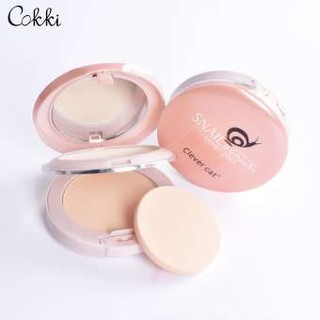 ภาพขนาดย่อของสินค้าแป้งพัฟ Clever Cat Snail B.B Powder​