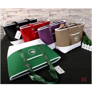 💗Limited Edition! Lacoste Classic Shopping Bag With Cluth💗