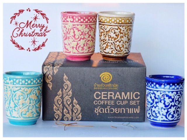 baansuan-ceramic-ชุดแก้ว-เซรามิค-ลายไทย-ของขวัญ-ปีใหม่