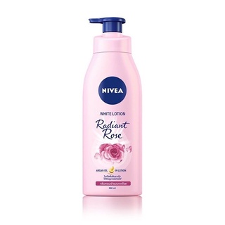 นีเวียโลชั่นเรเดียนท์ โรสไวท์ 525 มล.  NIVEA Radiant Rose White lotion 525 ml. ขายเป็นขวด (ขายส่งถูกที่สุด)