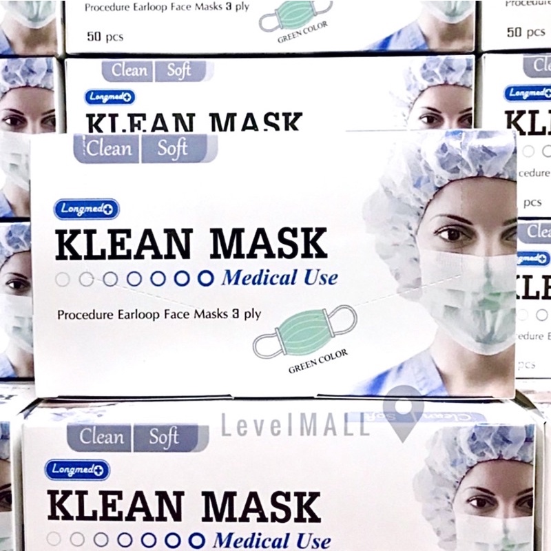 ภาพหน้าปกสินค้าพร้อมส่ง NEW (ค่าส่งถูก)  Klean Mask ป้องกันPM2.5 หน้ากากอนามัยทางการแพทย์ LONGMED แมส3D TLM KF94 Medical Use หน้ากาก