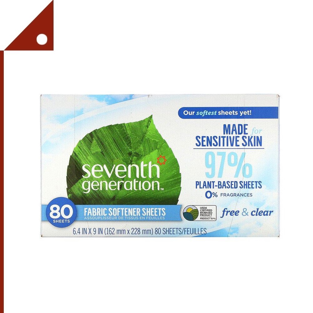 Seventh Generation SVG22787* แผ่นอบผ้า แผ่นปรับผ้านุ่ม Fabric