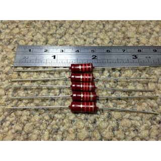 ชุดล่ะ 4 ตัว ตัวต้านทาน ค่า 12k,18k,22k,27k,68k โอห์ม 1 W # Roederstein 1W # Carbon film Resistor # DIY Audio