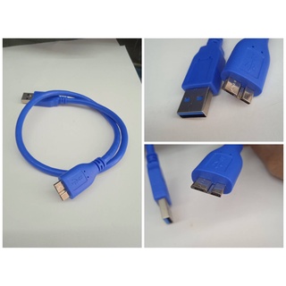 สายต่อฮาร์ดดิส  CABLE HDD USB 3.0 สายต่อกล่อง HDD 3.0 ยาว 40 CM สายหนาสัญญานดี มีความเสถียรใช้งานดีมาก