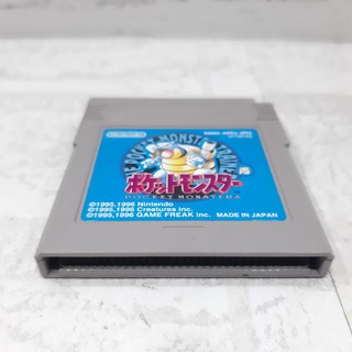 ภาพขนาดย่อของภาพหน้าปกสินค้าตลับแท้  Pokemon Pocket Monsters Blue Ver. (Japan) (DMG-APEJ) Gameboy เกมบอย จากร้าน athinutt บน Shopee