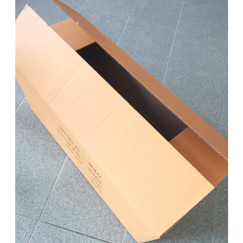 กล่องทรงยาว-กล่องเก็บของ-กล่องขนย้าย-ลังกระดาษ-กล่องยาว-70cm-กล่องกระดาษลูกฟูก-มือ1-ออฟฟิศ-สำนักงาน-ราคาถูก