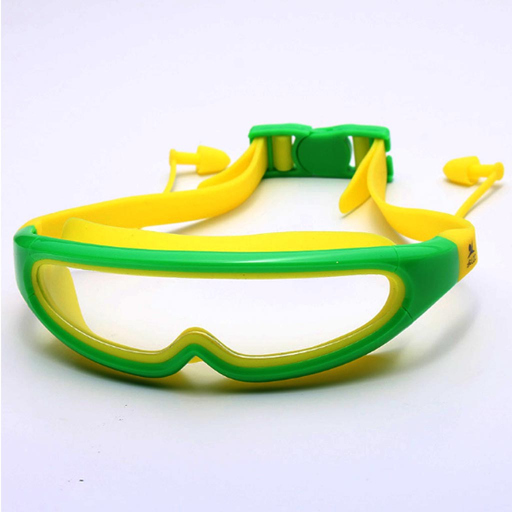 แว่นตาว่ายน้ำ-สำหรับเด็ก-เลนส์กว้าง-เขียว-รหัส-swk-07