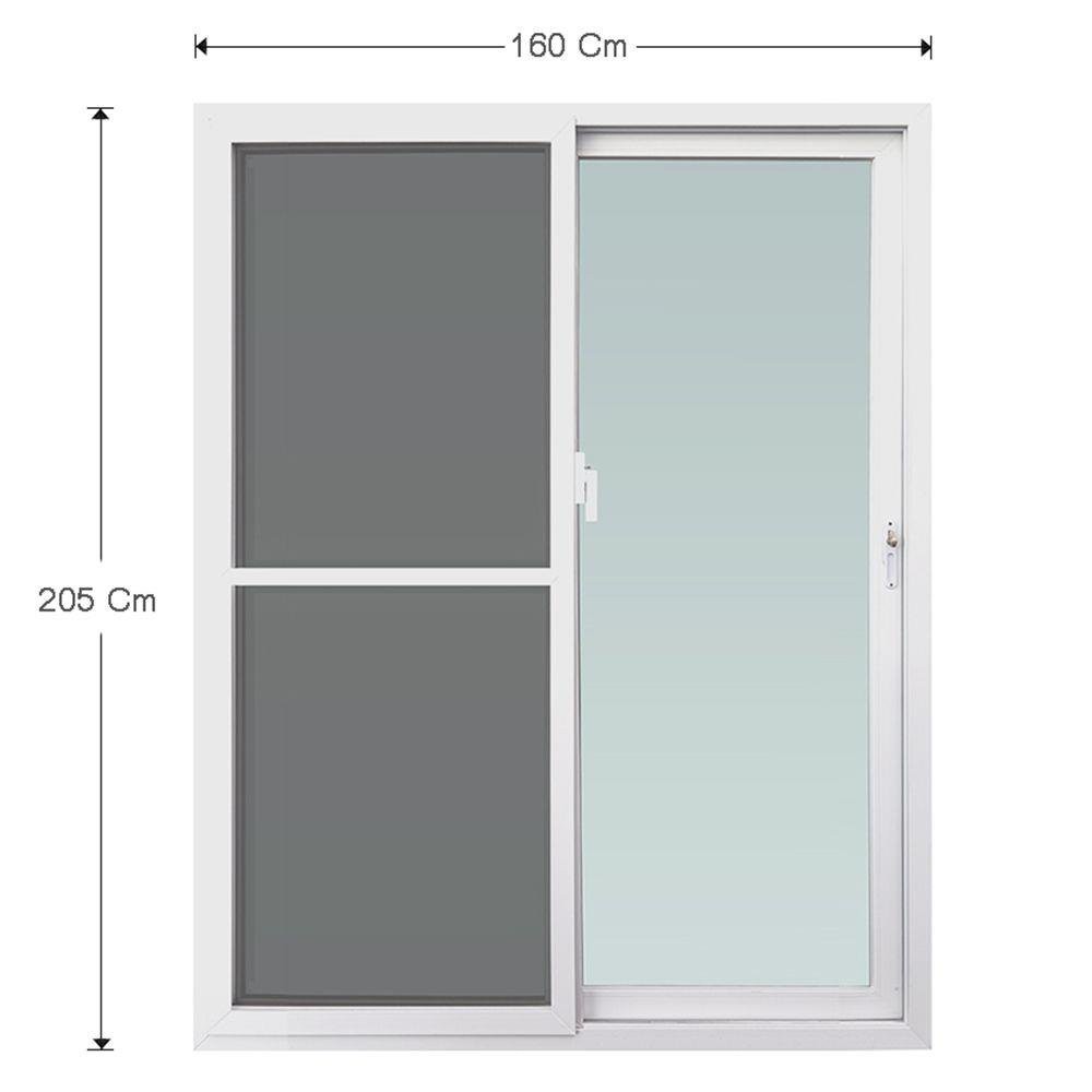 upvc-door-door-upvc-azle-s-s-160x205cm-white-door-frame-door-window-ประตู-upvc-ประตู-upvc-azle-s-s-มุ้ง-160x205-ซม-สีข