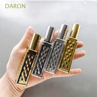 Daron ขวดสเปรย์น้ําหอมเปล่า แบบพกพา คุณภาพสูง 15 มล. สีทอง สีเงิน หลากสี สําหรับใส่เครื่องสําอาง น้ําหอม ของเหลว เดินทาง กลางแจ้ง