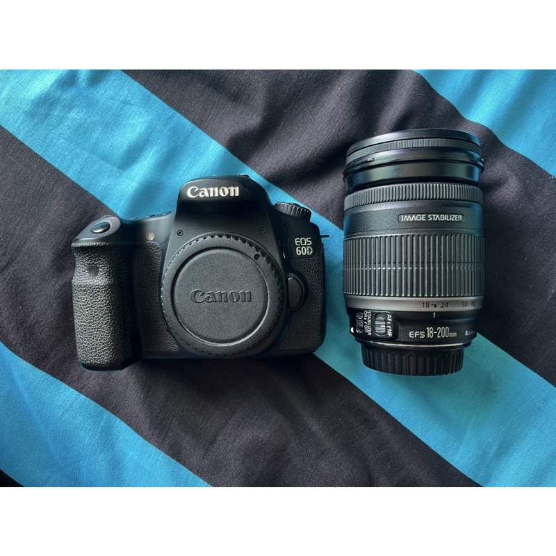 Canon 60d เลนส์ kit 18-200 mm | Shopee Thailand