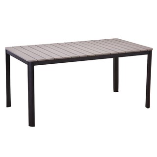 โต๊ะ เก้าอี้ โต๊ะไม้พลาสวูด SPRING ARTEMIS 160 ซม. สีเทา เฟอร์นิเจอร์นอกบ้าน สวน อุปกรณ์ตกแต่ง DINING TABLE SPRING ARTEM