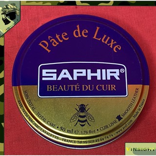 ภาพหน้าปกสินค้า[Saphir][นำ้เงินทอง] -Beauté Du Cuir- [Vinsight] ตลับขี้ผึ้งขัดรองเท้าหนังจากฝรั่งเศส ที่เกี่ยวข้อง