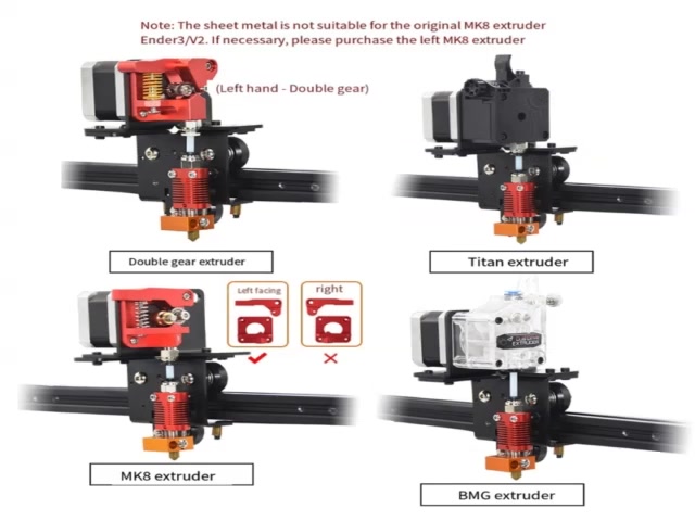 bang-อะไหล่เครื่องพิมพ์-3d-extruder-back-support-แผ่นโลหะพร้อมรอก-hotend-extrusion