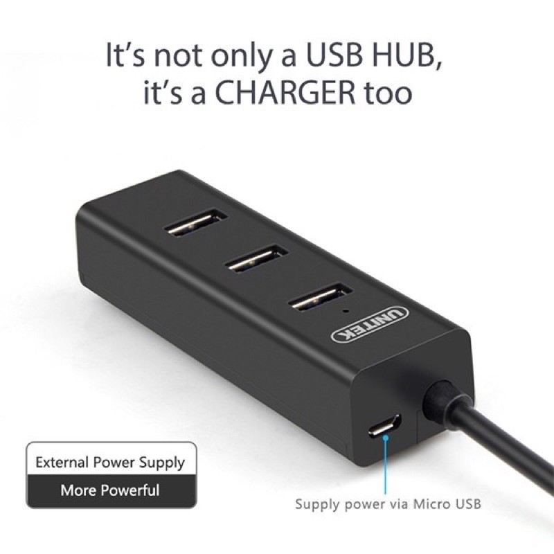 UNITEK USB 3.0 4 Ports Hub ชิป Realtek 