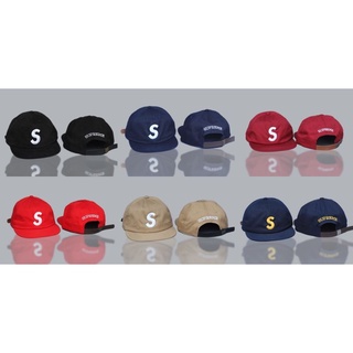 Snapback หมวกแก๊ป สายรัด โลโก้ Supreme พื้นฐาน คุณภาพสูง