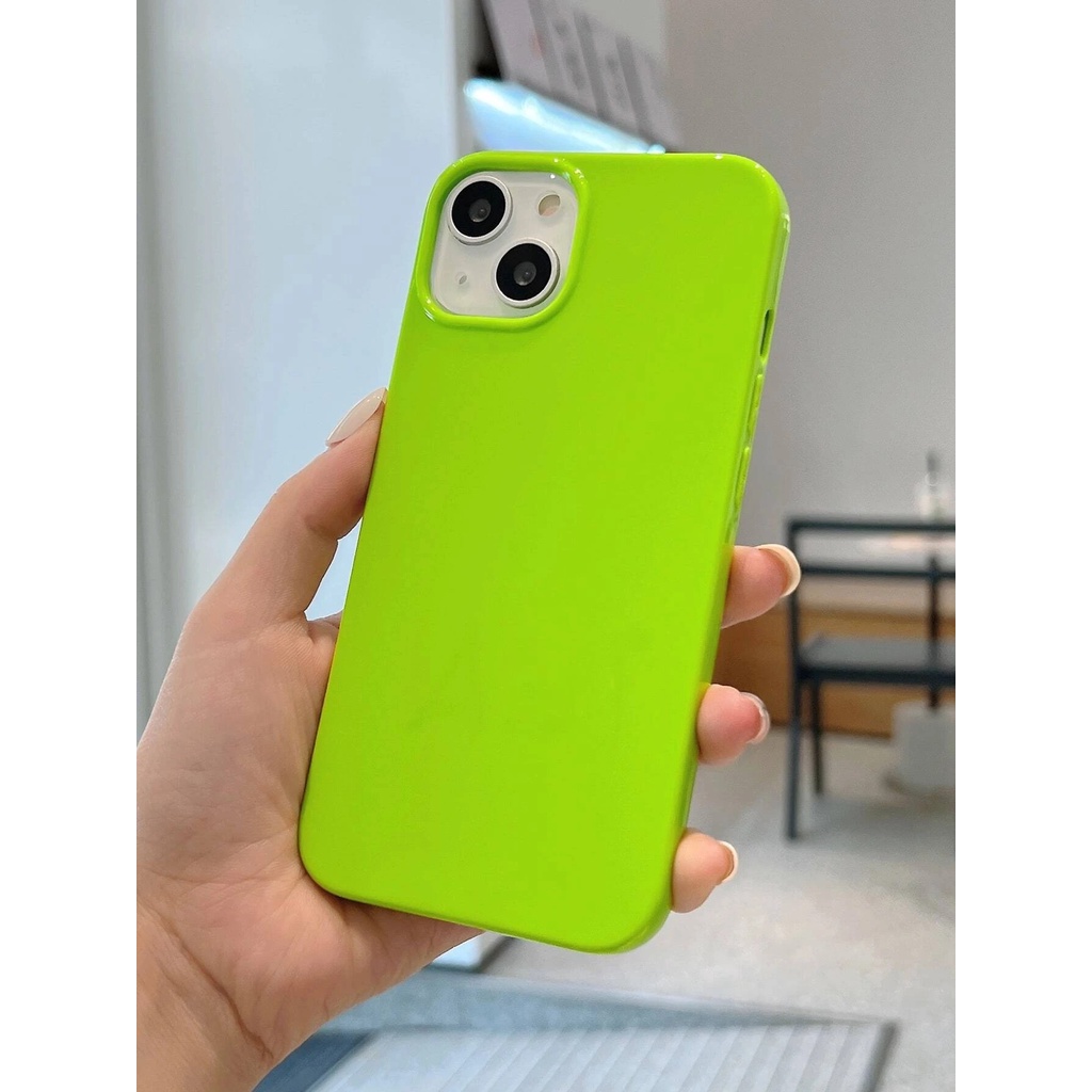 เคส-โทรศัพท์ไอโฟน-iphone-สีเขียวนีออน
