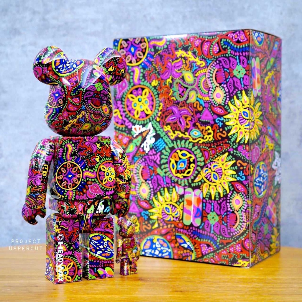 BE@RBRICK 400%+100% AMPLIFIER : Hide - Psychedelic Paisley BE@RBRICK 400%+100% AMPLIFIER : Hide - Psychedelic Paisley