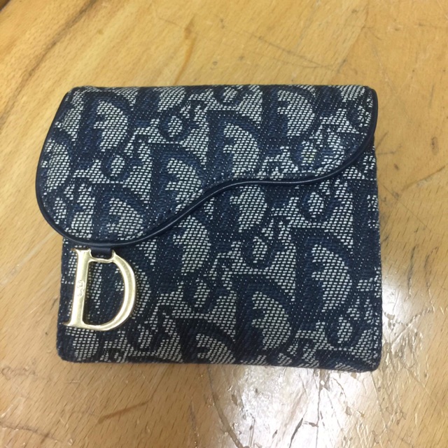 Christian Dior Monogram Compact Wallet Excellent Condition Shopee Thailand