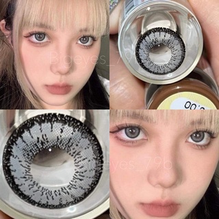 ✨Gray ขนาดตาโต (Bigeyes) ☀️กรองแสง uv ✔️จดทะเบียนถูกต้อง 🇰🇷คอนแทคเลนส์สัญชาติเกาหลี🇰🇷