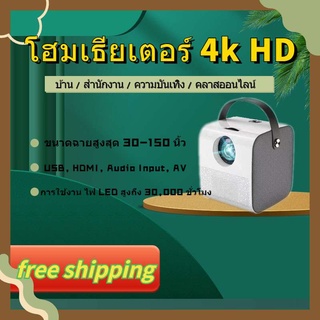 ภาพหน้าปกสินค้า[พร้อมส่ง] โปรเจคเตอร์ HD 1080P โปรเจคเตอร์แบบพกพา มินิโปรเจคเตอร์ projector  โปรเจคเตอร์โฮมเธียเตอร์ขนาดเล็ โปรเจคเตอร์ ที่เกี่ยวข้อง