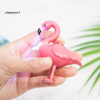 ภาพหน้าปกสินค้าพวงกุญแจไฟฉายรูปนก Flamingo มีไฟ LED ซึ่งคุณอาจชอบสินค้านี้