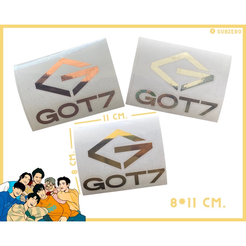 สติ้กเกอร์-got7-fanart-กันนํ้า-ไดคัท