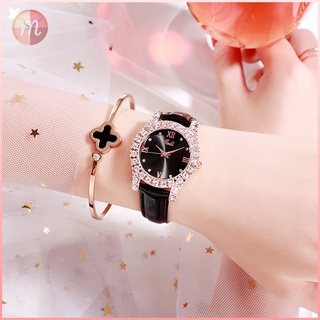 ภาพขนาดย่อของภาพหน้าปกสินค้าGEDI 51009 เพชรเพียบ 100% นาฬิกาแฟชั่น นาฬิกาข้อมือผู้หญิง จากร้าน minutemore บน Shopee
