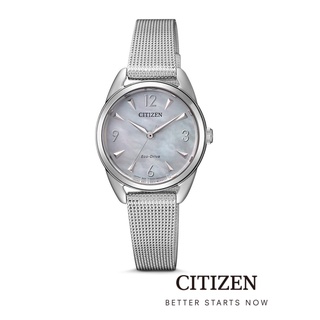 สินค้า CITIZEN Eco-Drive EM0681-85D Mother of Pearl Lady watch ( นาฬิกาผู้หญิงพลังงานแสง )
