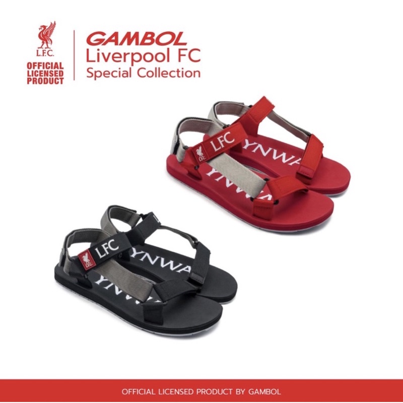 ภาพหน้าปกสินค้ารองเท้ารัดส้น Gambol Liverpool FC รุ่น Supersub ลิขสิทธิ์แท้ จากร้าน shoeyoursteps บน Shopee
