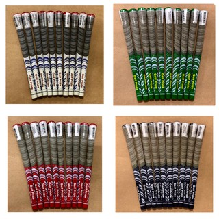 กริบไม้กอล์ฟ Golf Grip  10ชิ้น ด้ามเทา มี 4 สี GGP004