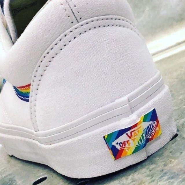 Rainbow vans 2018 hot sale